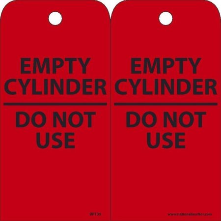 NMC TAGS, EMPTY CYLINDER DO NOT RPT35